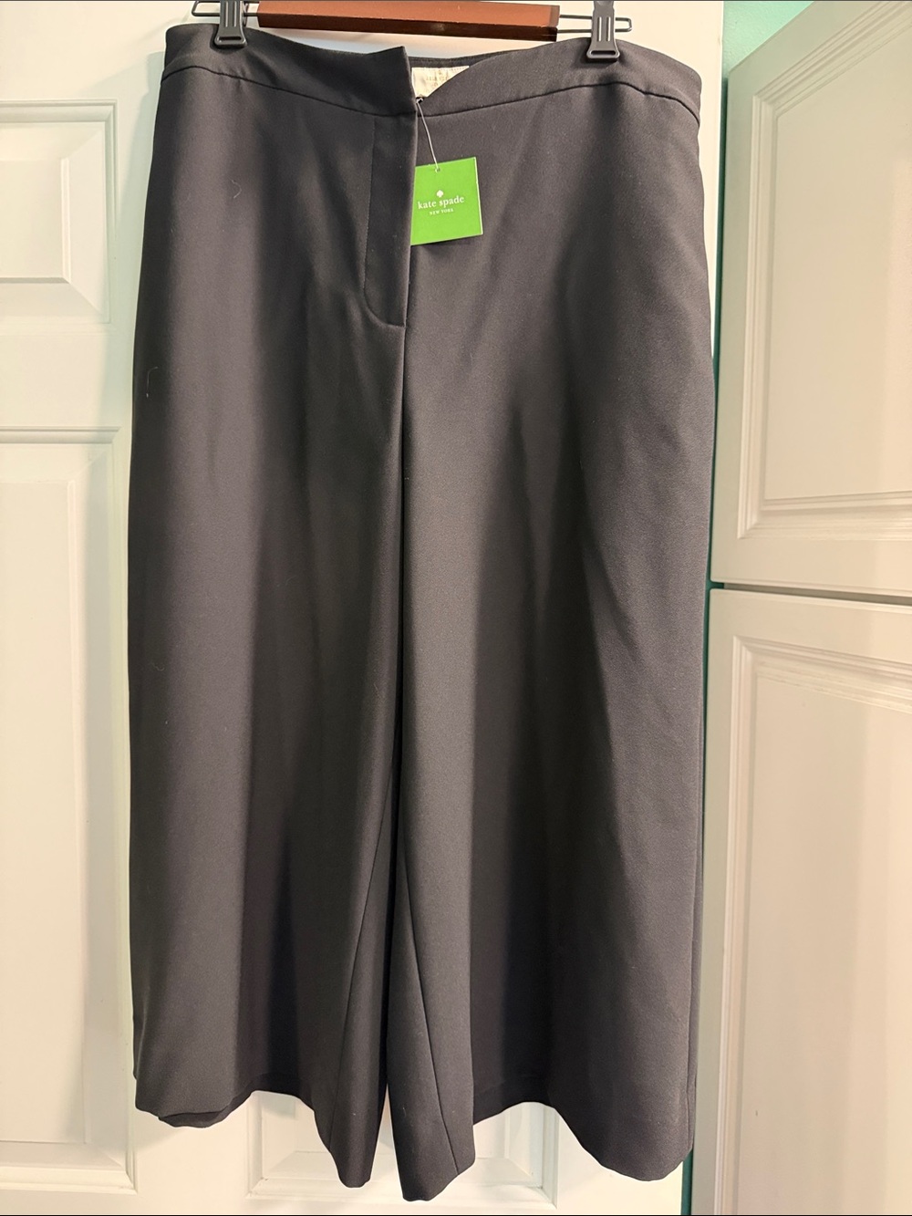 kate spade Black Wide-Leg Capris